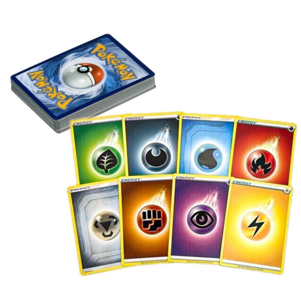 Sealed 45 Assorted Basic Energy Card Pack ETB Pokemon TCG- Set of 11 Total Packs